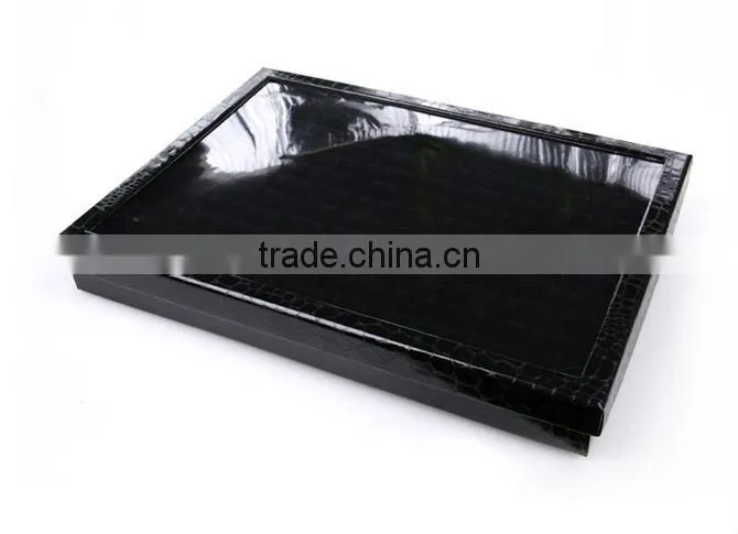 Wholesale Leather Display Cufflink box for 50-pair