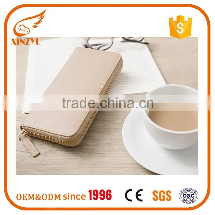 100% genuine leather Multifunctional Purse Long wallet Large capacity women's wallets