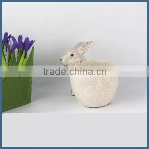 Home & garden home decor ceramic rabbit figurines