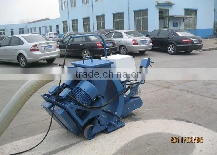 Concrete block shot blasting machine