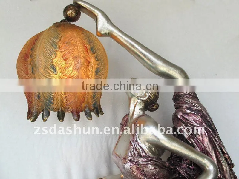 DS0001F two graceful lady dancers modern decorative floor light