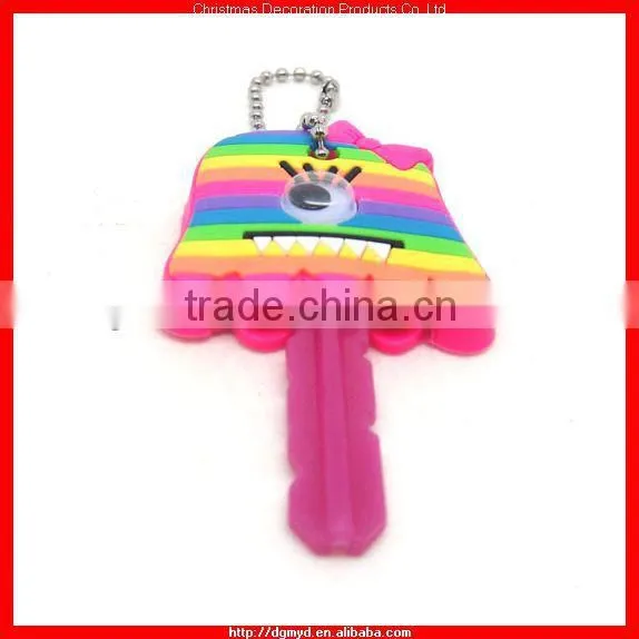 Double side 3D rubber PVC key toppers (MYD-0923)