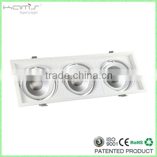 AR111 COB 12W Adjustable Square Light Fixtures LED Lamps Wholesale China