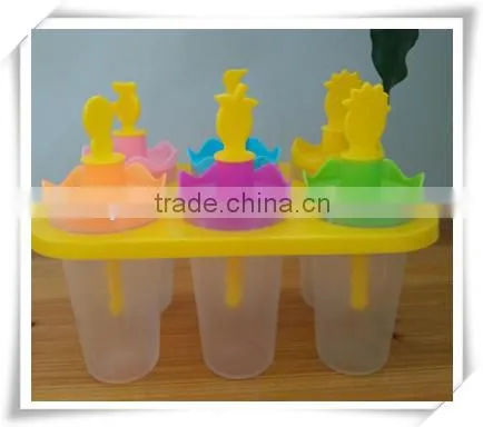 customized plastic ice cream pop container/ice lolly mold ic002