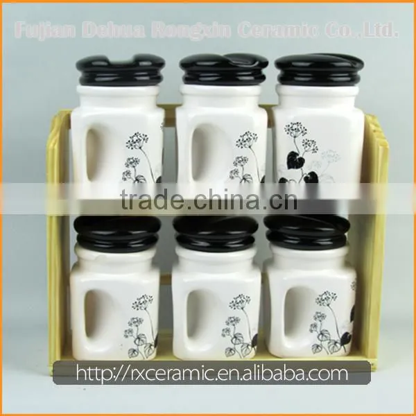 Professional Manufacturer Wholesale Ceramic condiment caddy