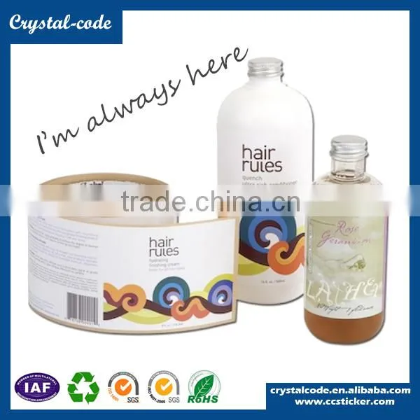 Custom sticker adhesive paper cosmetics label