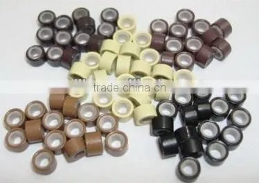Feather ring micro beads hair extension tool silicone Beads Micro beads Hair Micro Ring Loop Tools 5.0mmx3.0mmx3.0mm