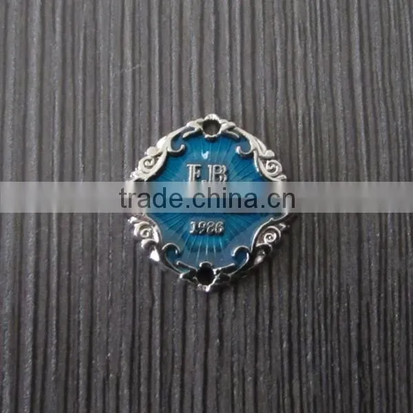 Europe Design Painted Blue Metal Plate
