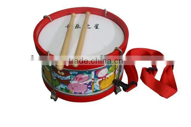 Solid Wooden Toy Drum Musical Instrument