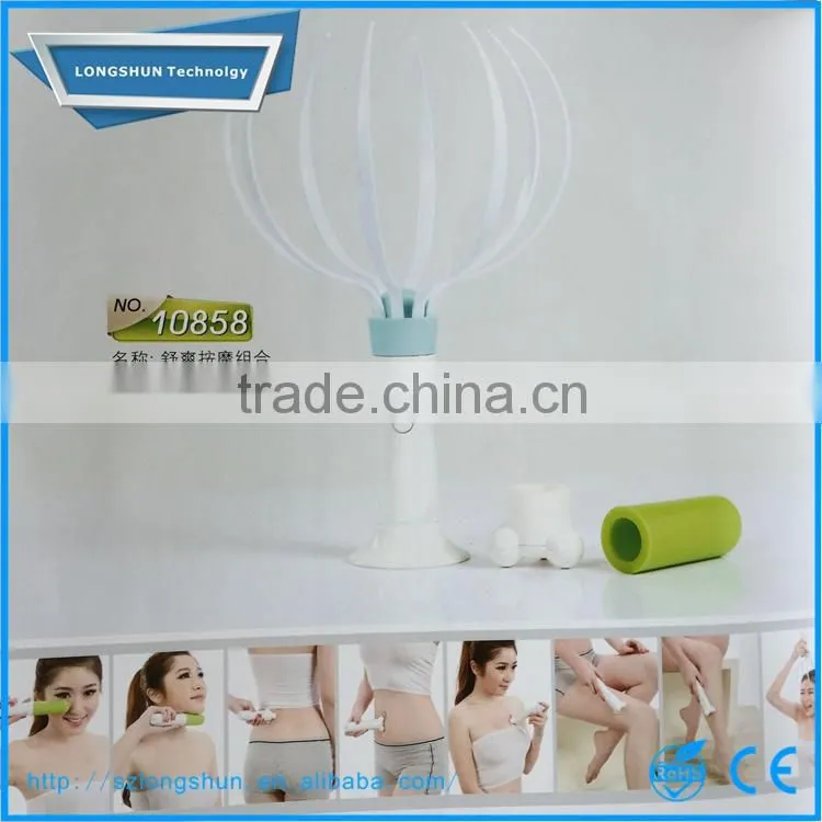 New product spider electric vibration head massager