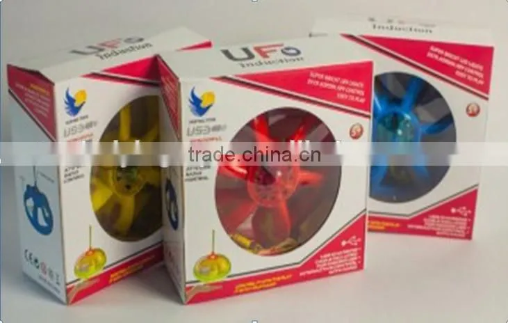 Newest magic flying ufo with LED HY-828 mini helicopter toy