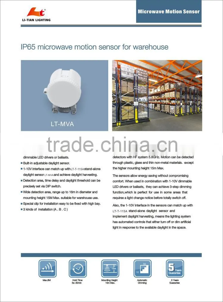Factory odm excellent quality flood light led sensor light motion sensor light