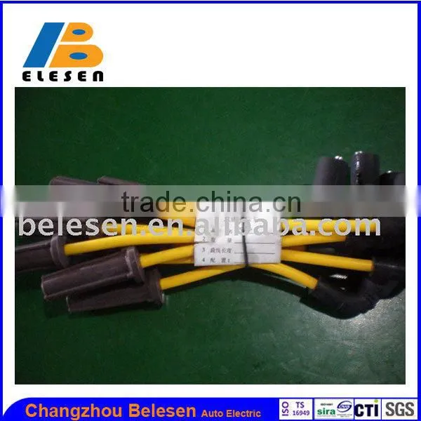 Universal 8 cylinder double silicone high performance racing ignition cables