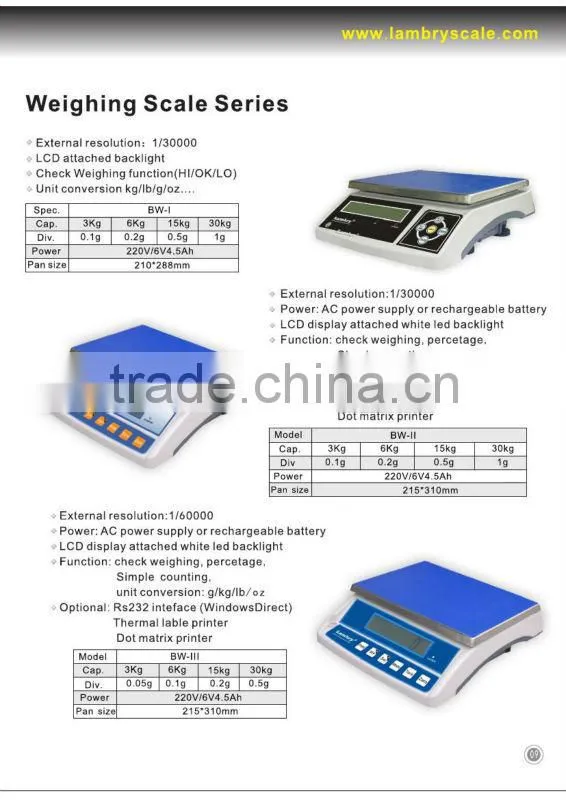 30kg Weighing Counting Scale