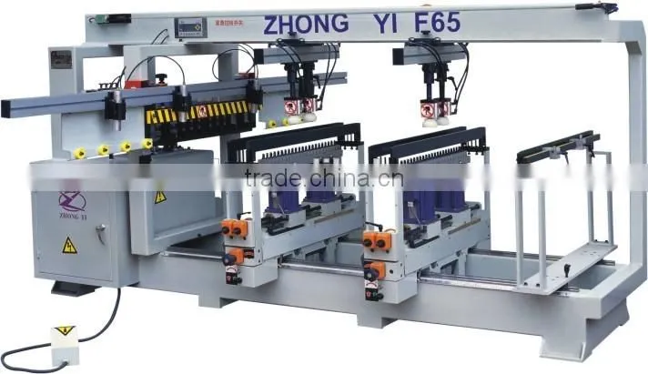F65-9C cnc horizontal wood multi drilling machine/Automatic feeding multi-drill machine