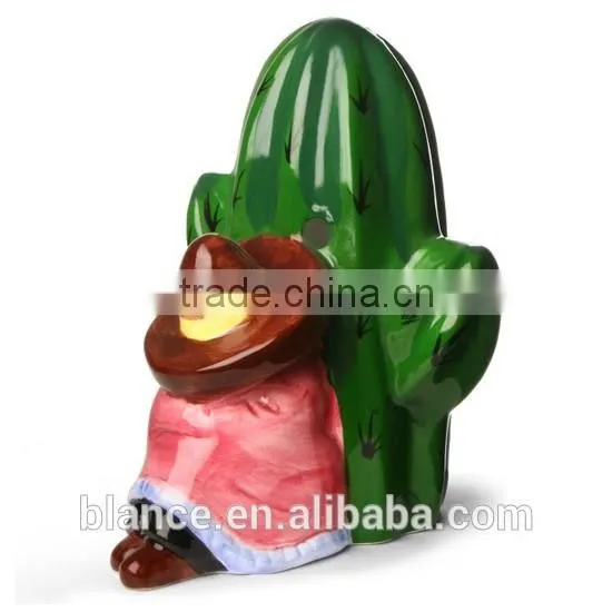 ceramic Mexican Siesta Cactus Cocktail Cup
