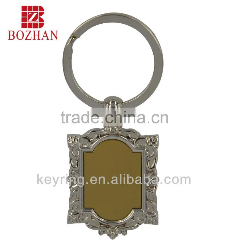 Hot promotion item for 2014 new souvenir keychain golden keyring