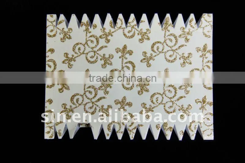 2012 New Design Silver Greeting Card