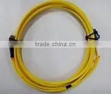 Yellow Color OM1 Fiber Optic Patch Cord With FC/LC Simplex Connector