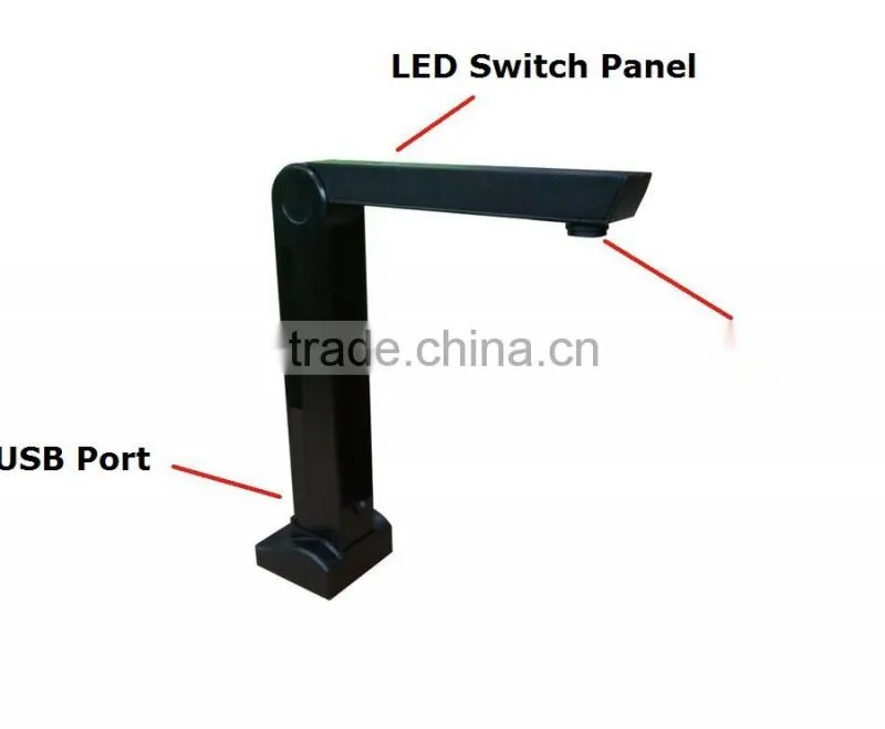 China Digital Book Visual Presenter Classroom Visualizer OCR Book Scanner A3