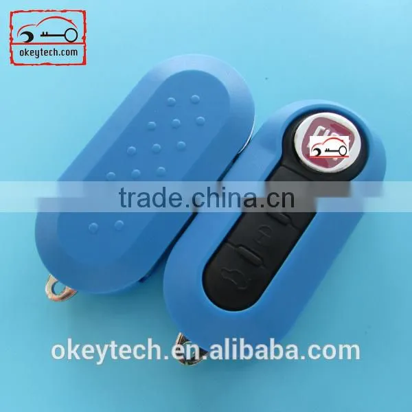 Best price fiat 500 remote key shell for shell key fiat 500 3 buttons fiat key cover for fiat 500 key cover
