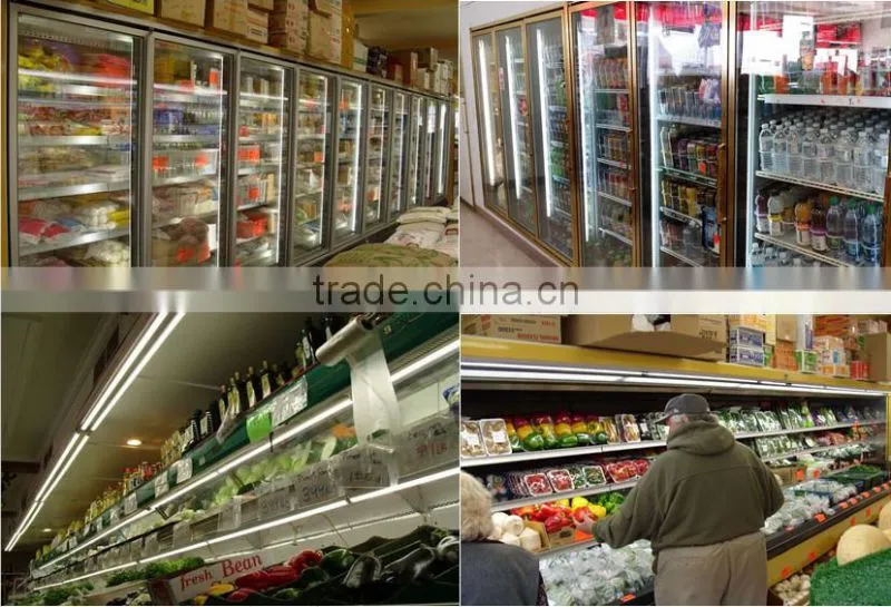 Integrated LED T8 Tube 4ft/5ft/6ft/8ft T8 20~44W V shape led tube light Integrated led cooler light Cooler