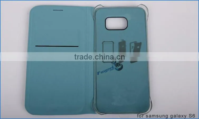 Leather case factory directly selling two mobile phones leather case for samsung in alibaba with cheap price