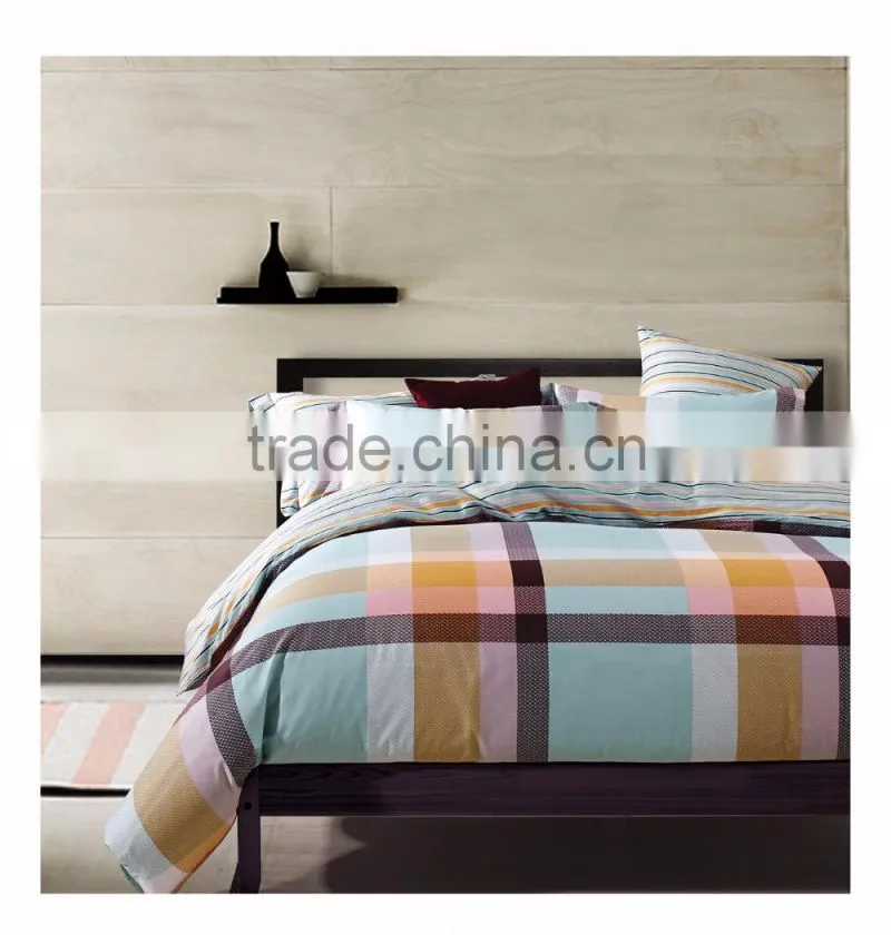 Bedding sets 100% cotton bedspread pillow case sheet cheap