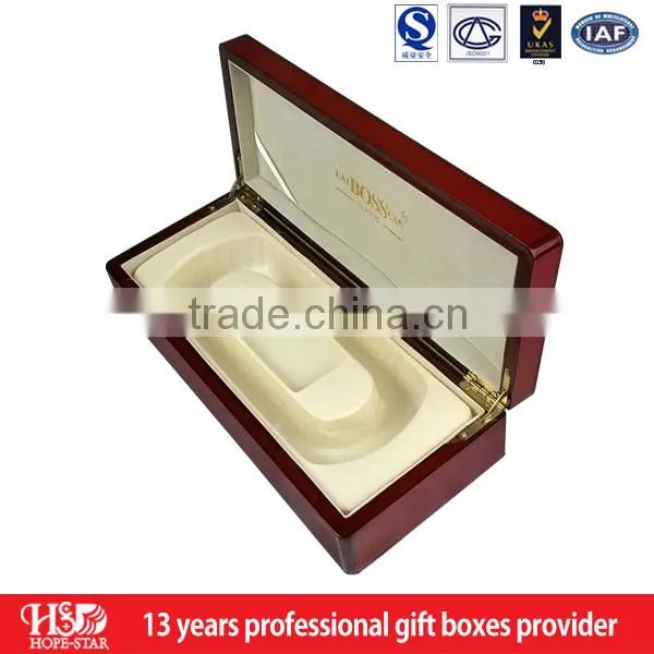 China manufacturer customized handmade wooden gift box,empty vintage wooden pens box wholesale