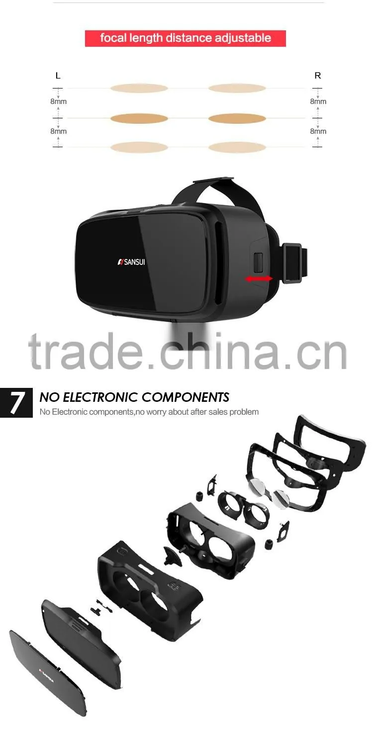 2016 OEM High Quality VR box shenzhen professional 3D VR Case cardboard box