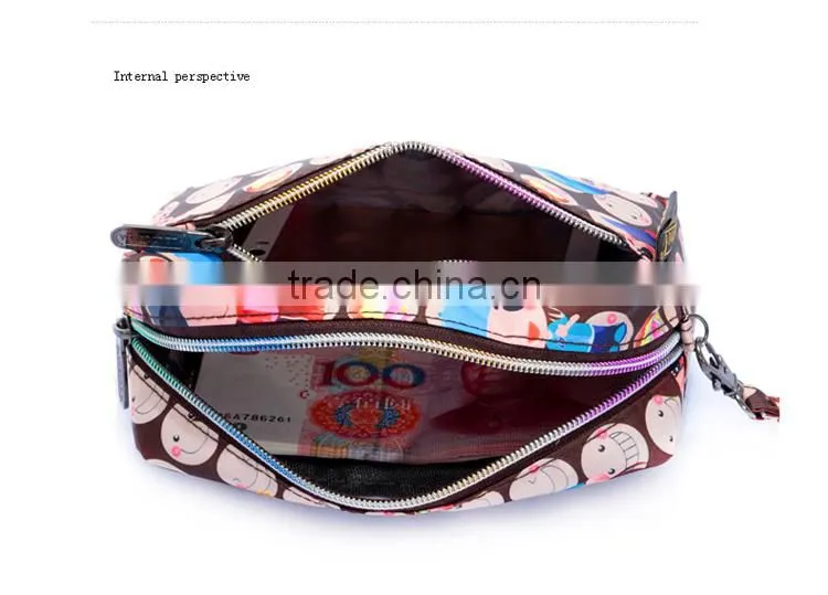 2015 New design travel nylon luxury lady purses and wallets