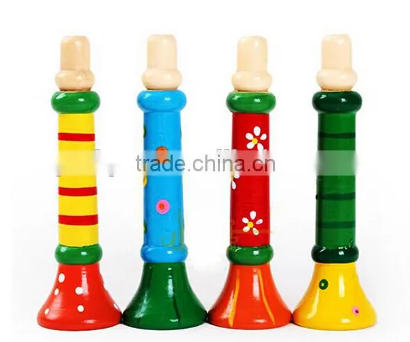 Cheap Natural Wooden Trumpet