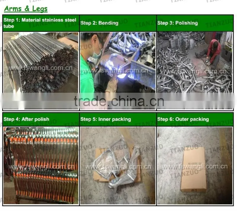 Hot Sale Stainless Waiting Link Chair Hospital/Bank