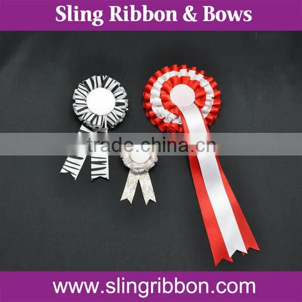 Handmade Ribbon Rosette Medal And Ribbon