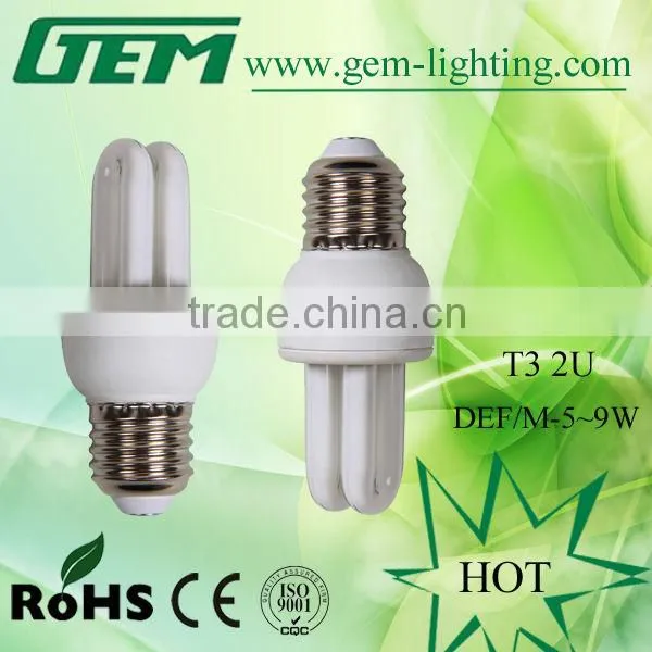 T3 9w energy saver, 2u bulb