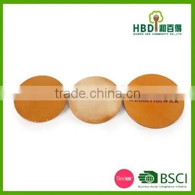 Kitchen wooden canister lids for sugar jar /airtight lid for coffee canister