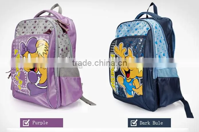 2015 New Design Polyester School backpack