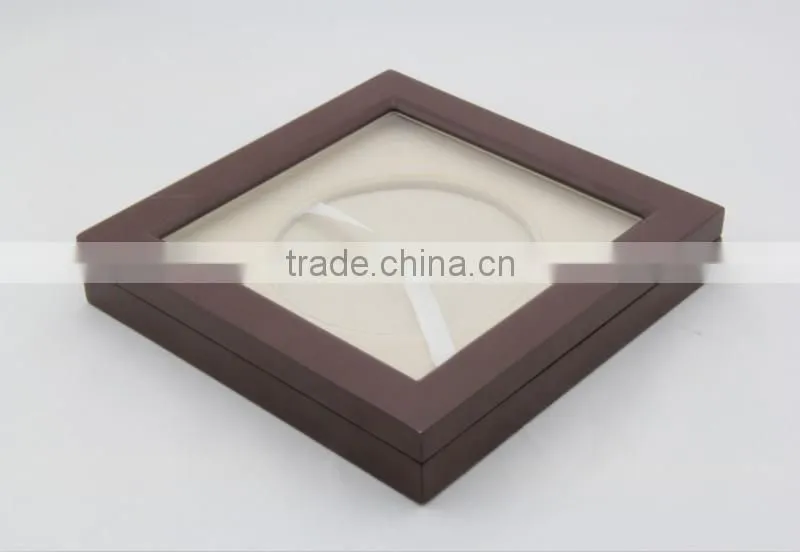 Wooden Gift Boxes For Collector Plates with clear window