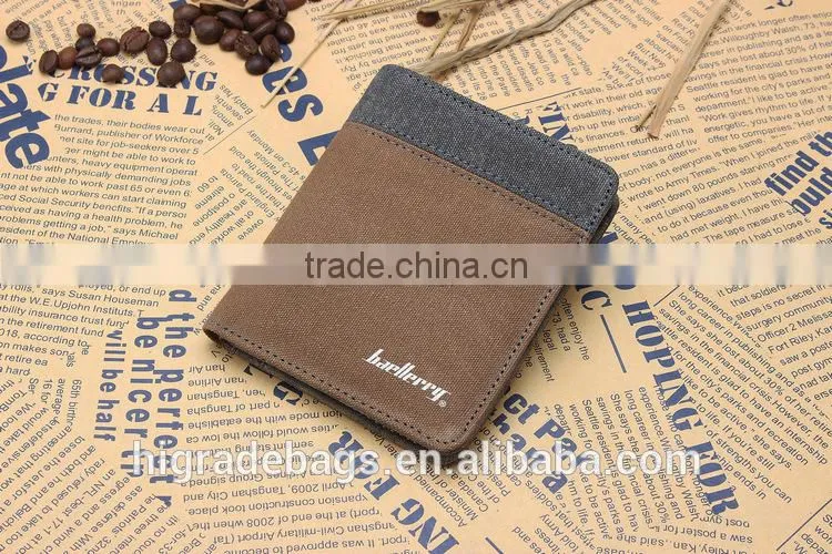 new style baellerry men's canvas wallets