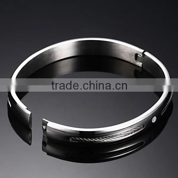 Wholesale Fashion Lady Rhinestone WIA Stainless Steel Bracelet