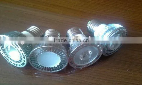 3W LED bulb CE MR16/GU10/E14/E27LED Spotlight 120 degree White/warm white