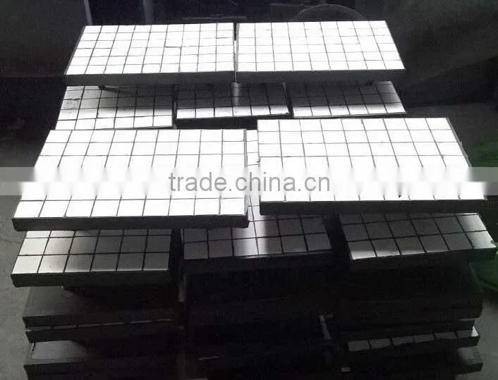 Steel and rubber backed ceramic liner