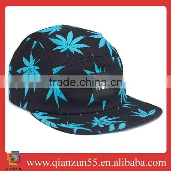 Custom 5 panel caps headwear 5 cap baseball caps and hats yellow hat