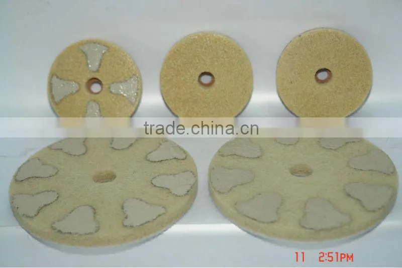 diamond fiber pad for floor,like marble ,granite,concrete