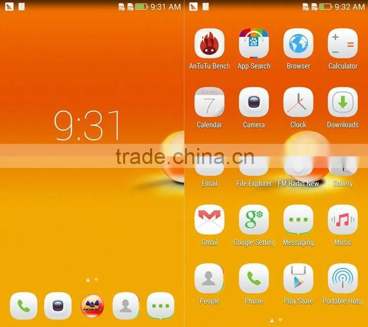 5.5 Inch FHD 2GB 16GB MSM8926 Quad Core Android 4.4 ViewSonic V500 Smartphone 4G