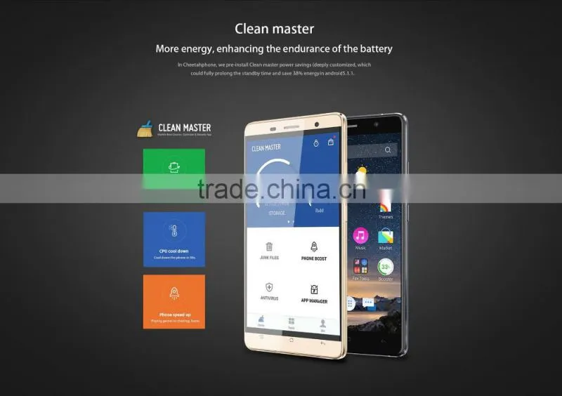CUBOT Cheetahphone Android 6.0 MTK6753 64bit Octa Core 1.5GHz 3GB RAM 32GB ROM 13MP Rear Camera 5.5 inch 2.5D Arc Screen 5G WiFi