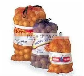 good price raschel mesh bags for sales, pe knitted raschel bags, fruit mesh bag package