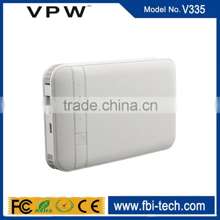 High Capacity 10000mah Classic Pocket size external battery powerbank for cell phone