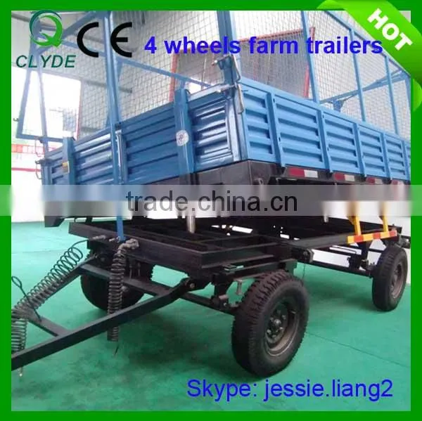 Best quanlity double wheel semi cargo trailer for sale