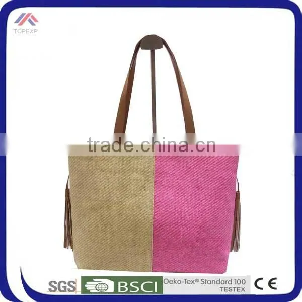 Wholesale Straw Bags Decorate Tote Bag
